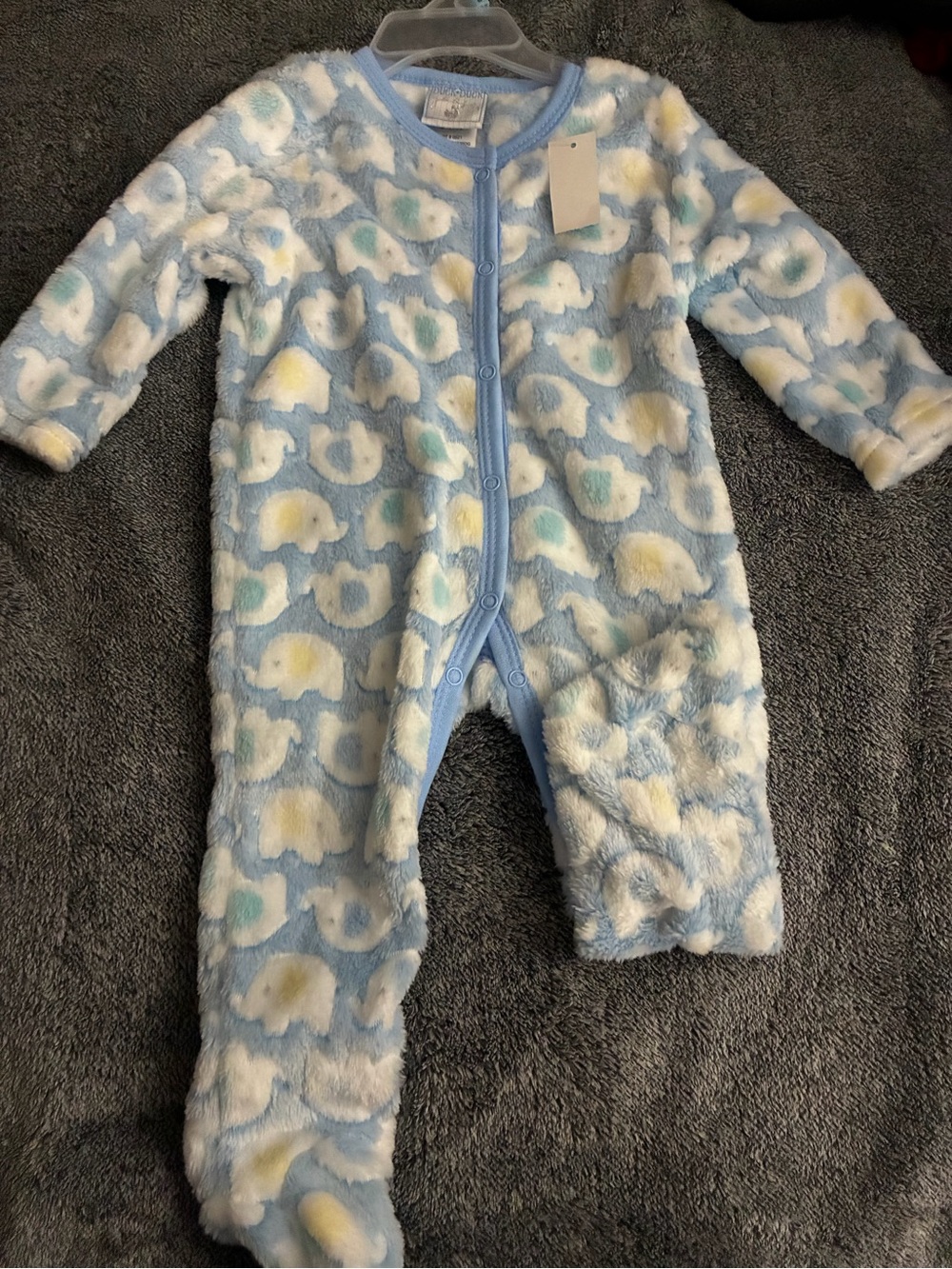 New 6/9 One Piece Button Jammie